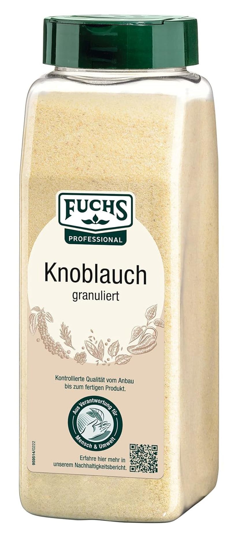 Fuchs Gewürze Knoblauch granuliert, 600 g
