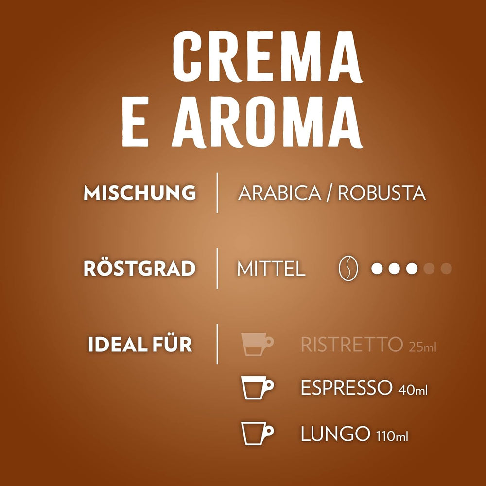 Lavazza Crema E Aroma, cremiger und aromatischer Geschmack, mittlere Röstung,18 Pads