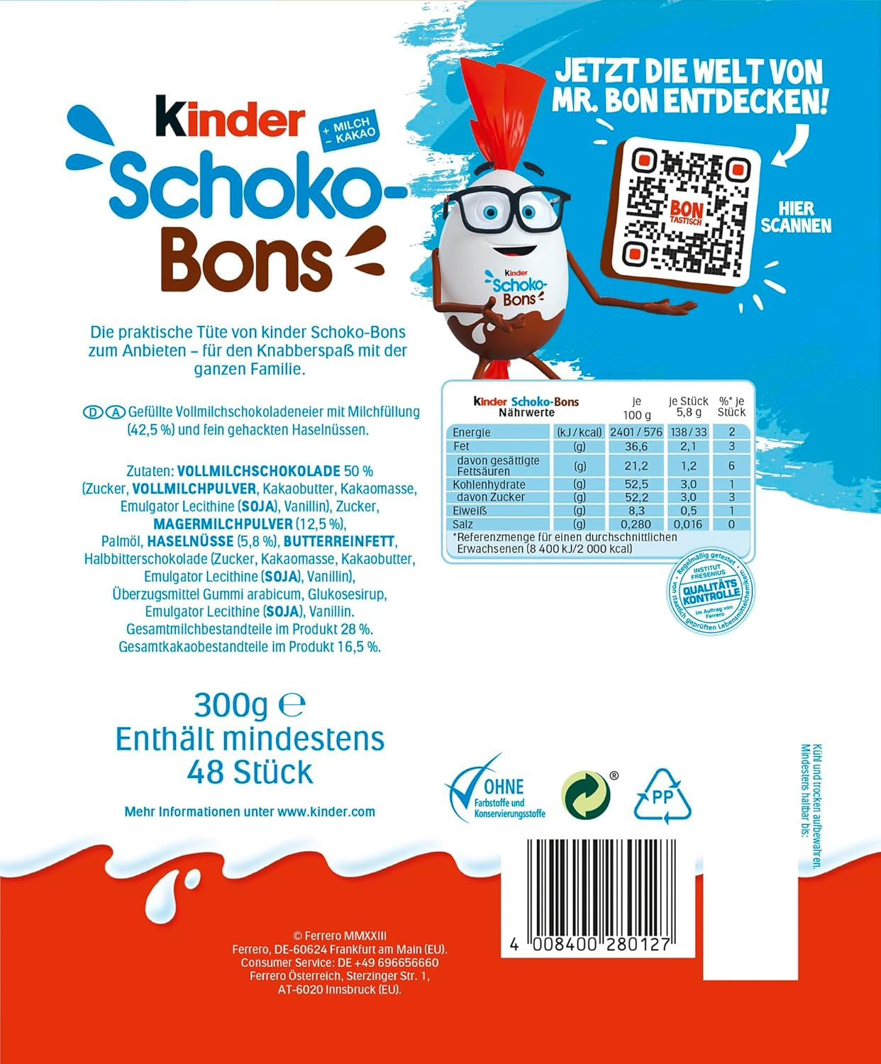 Kinder Schoko-Bons, 300 g (paquete de 3)