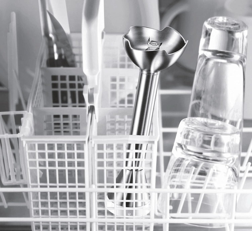 Haushaltsgeräte MSM6B500 Stabmixer, 350 W, Silber/Weiß Bucatarie Naty Shop