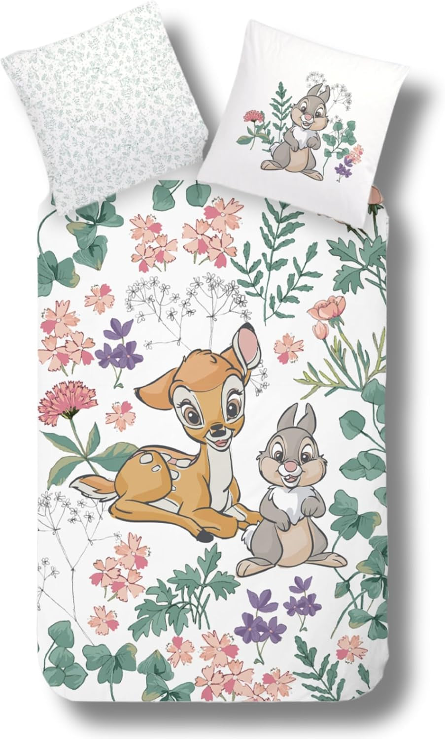 Ropa de cama infantil para niñas y niños, dibujos animados, 100% algodón Ropa de cama - infantil Naty Shop Bambi Klopfer