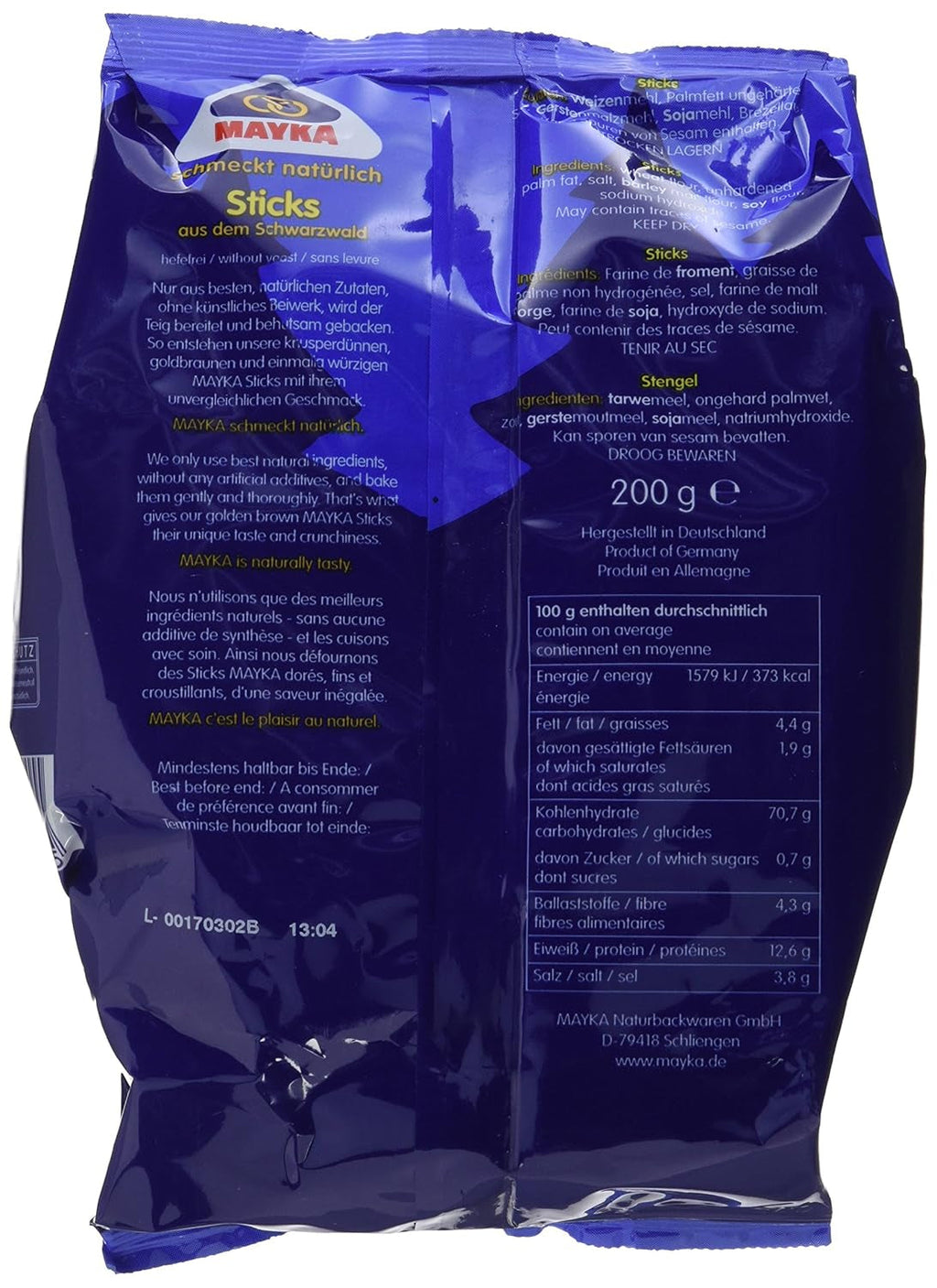 Produse de patiserie, Pachet de 6 (6 x 200 g), Ambalaj variabil