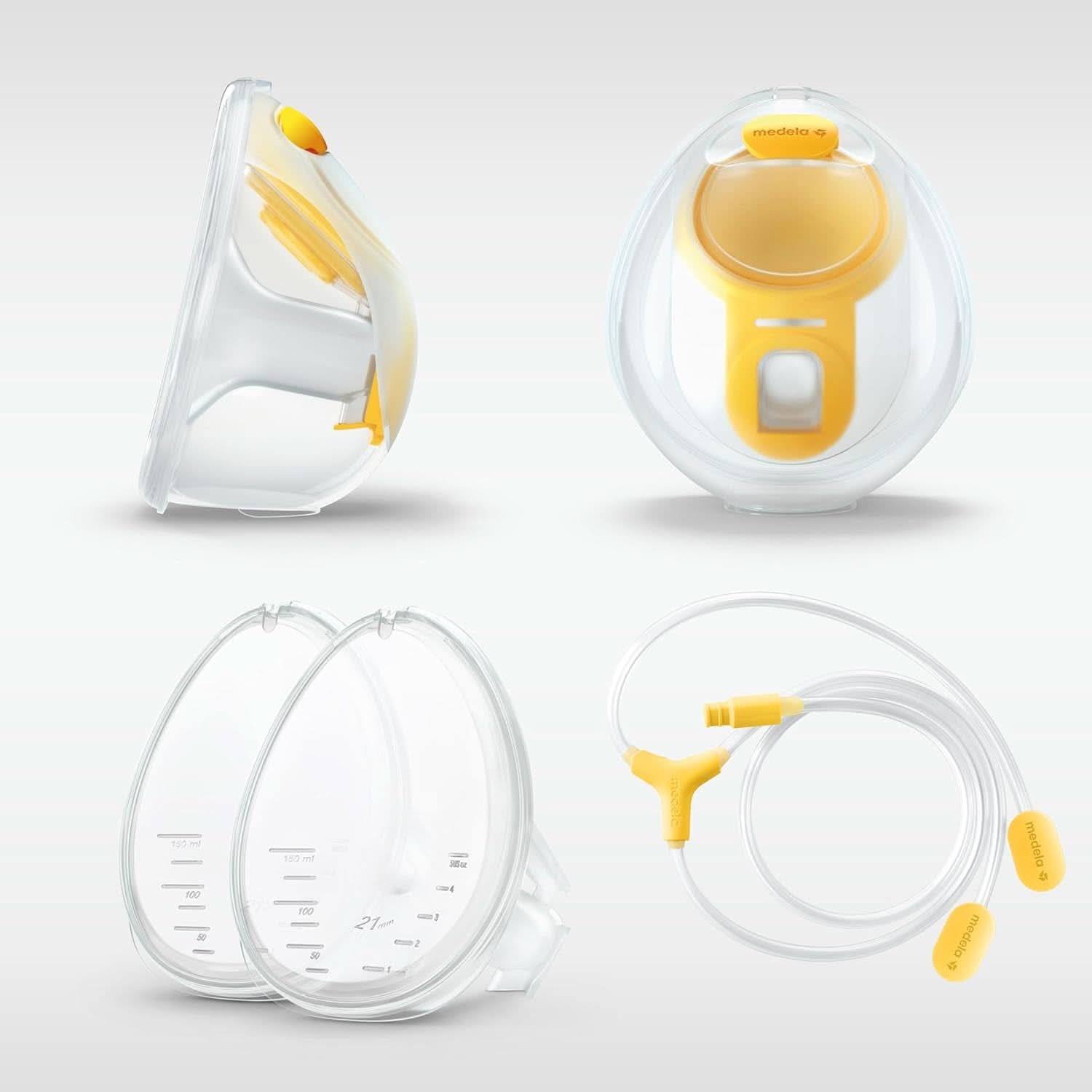 Sacaleches manual Medela Harmony - Diseño compacto suizo con escudos Personalfit Flex y tecnología Medela 2-Phase Expression Accesorios Alimentación y Lactancia Bebe Naty Shop