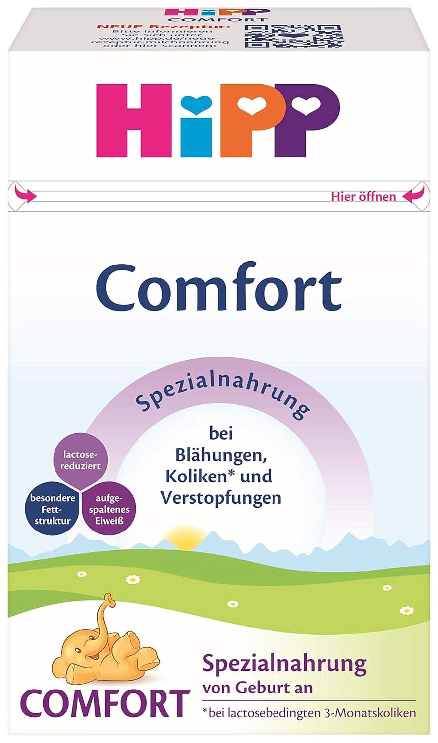 Hipp comida especial alimento especial antireflujo, 4 x 600 gramos Naty Shop