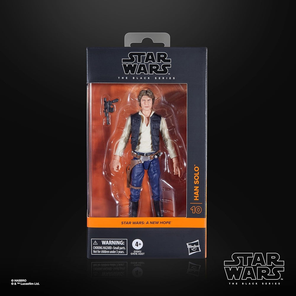 Star Wars The Black Series Han Solo, Star Wars: Una Esperanza Figura de acción coleccionable premium (15 cm) Figuras de acción Naty Shop