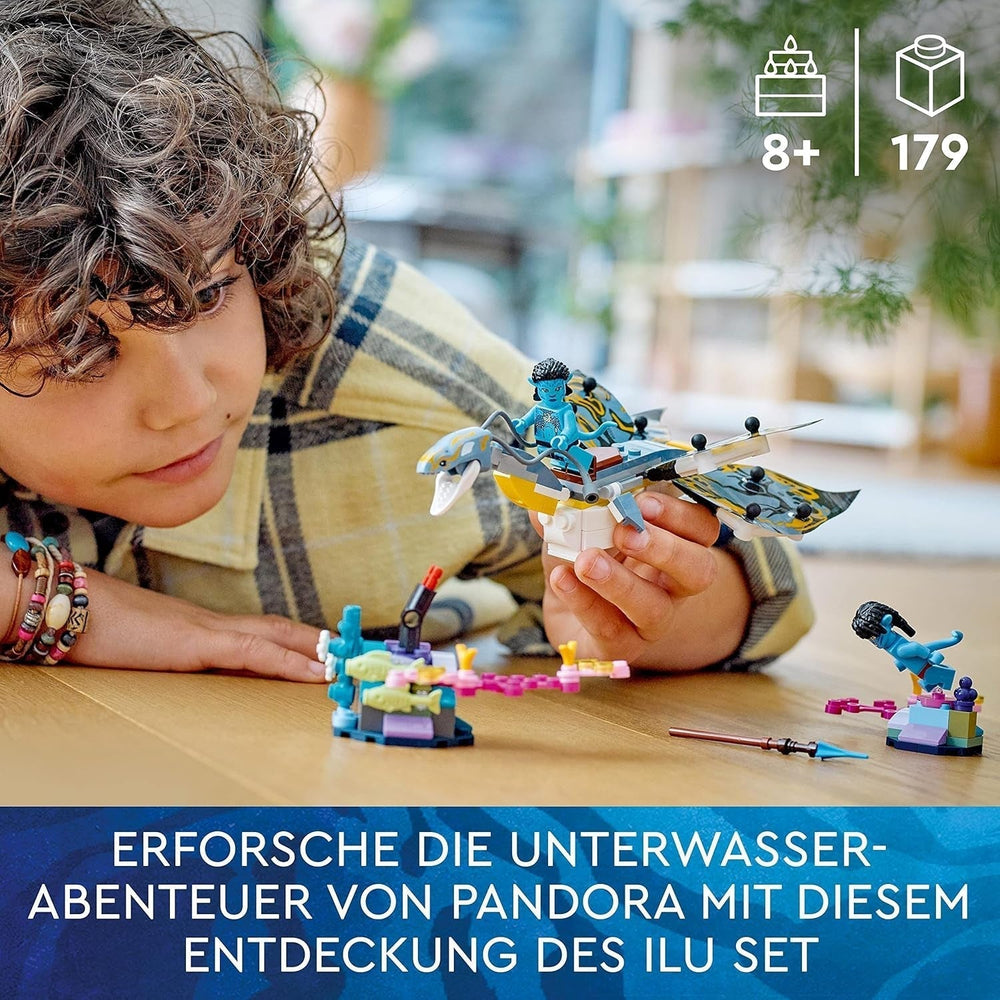 LEGO Avatar El Descubrimiento de Ilu Camino Acuático Juguete de Construcción con Figura Subacuática Set Pandora Collection para Niños y Fanáticos del Cine de 8 años en adelante 75575 Juegos de construcción Besuche den LEGO-Store