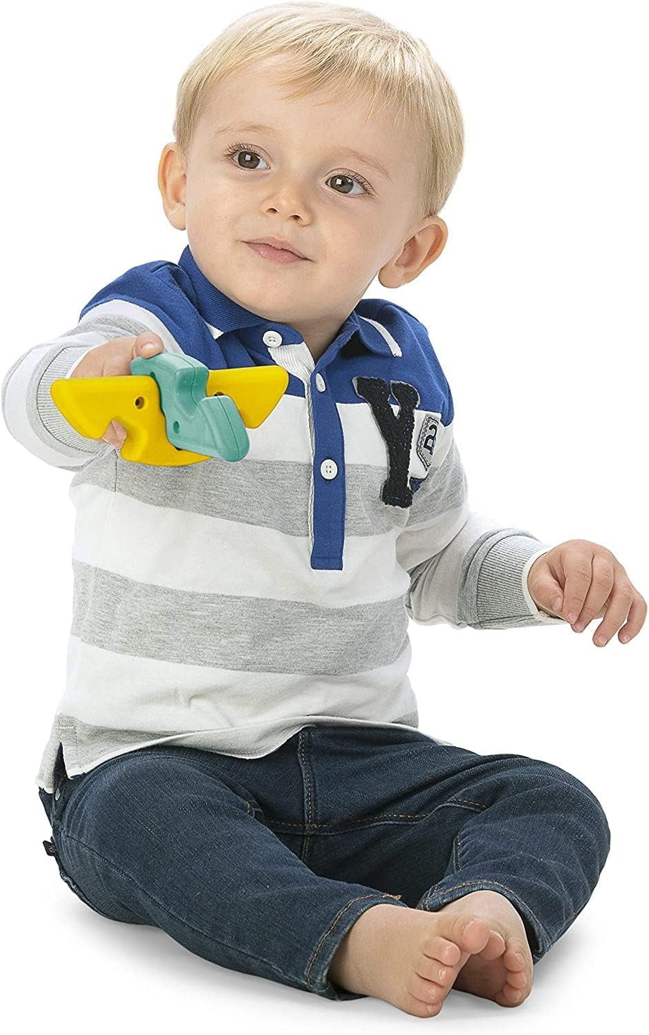 Chicco 2 In 1 Baby's First Creative Ball - Eco+ 12-36 luni Jucarii Bebe Naty Shop