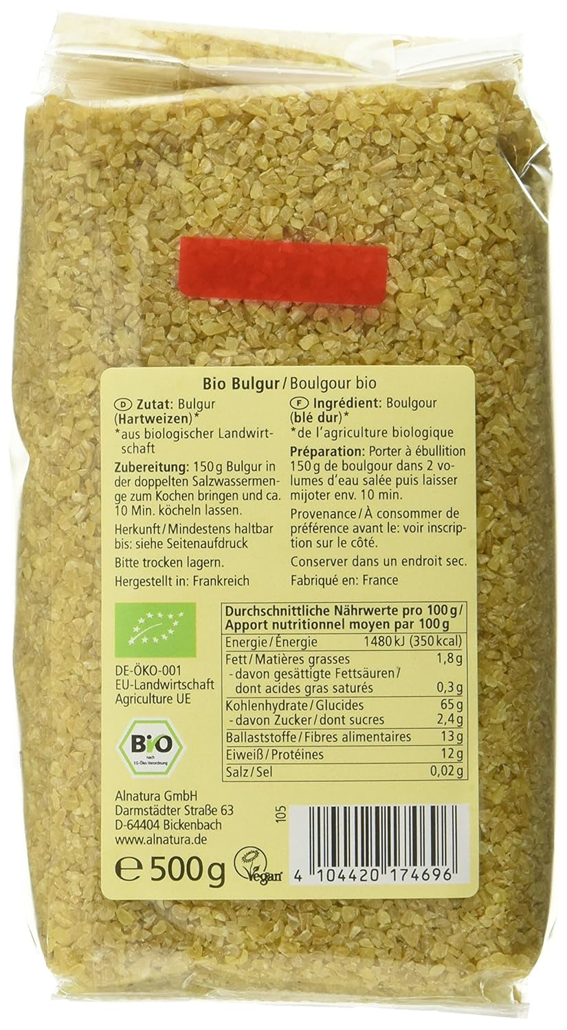 Bulgur orgánico, 500 g