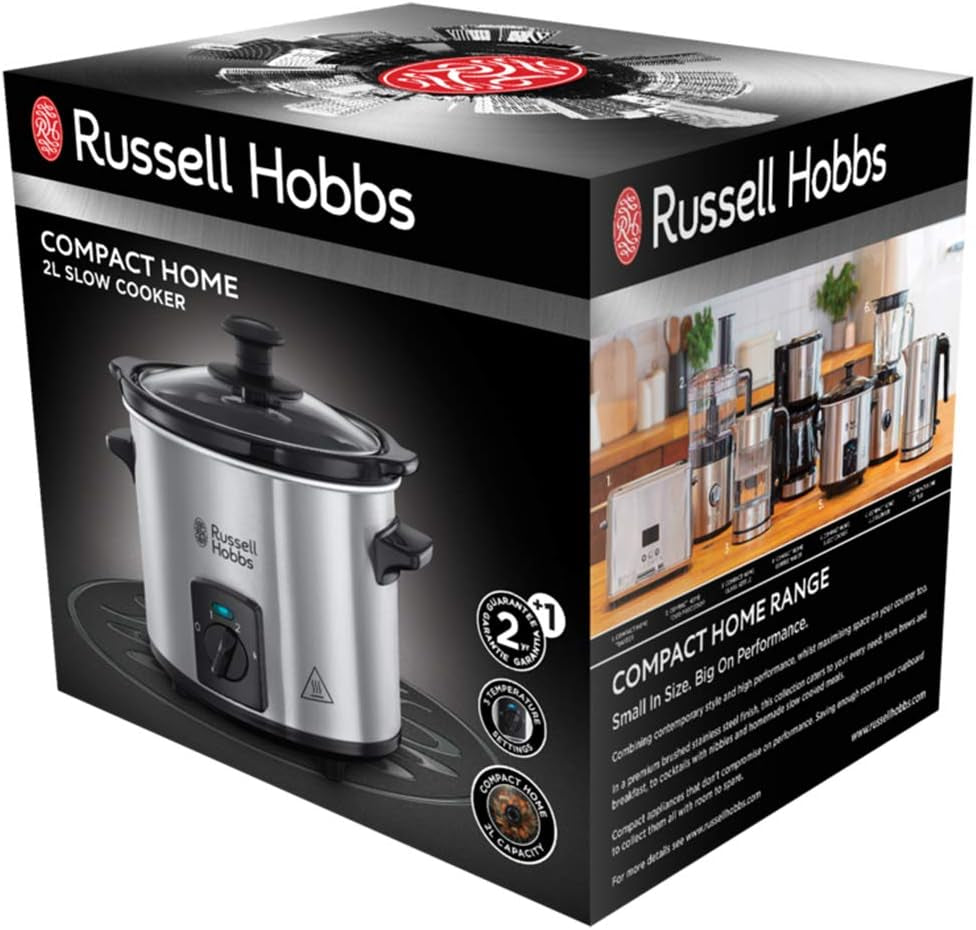 Olla de Cocción Lenta Russell Hobbs Mini 2 Litros 145W Naty Shop