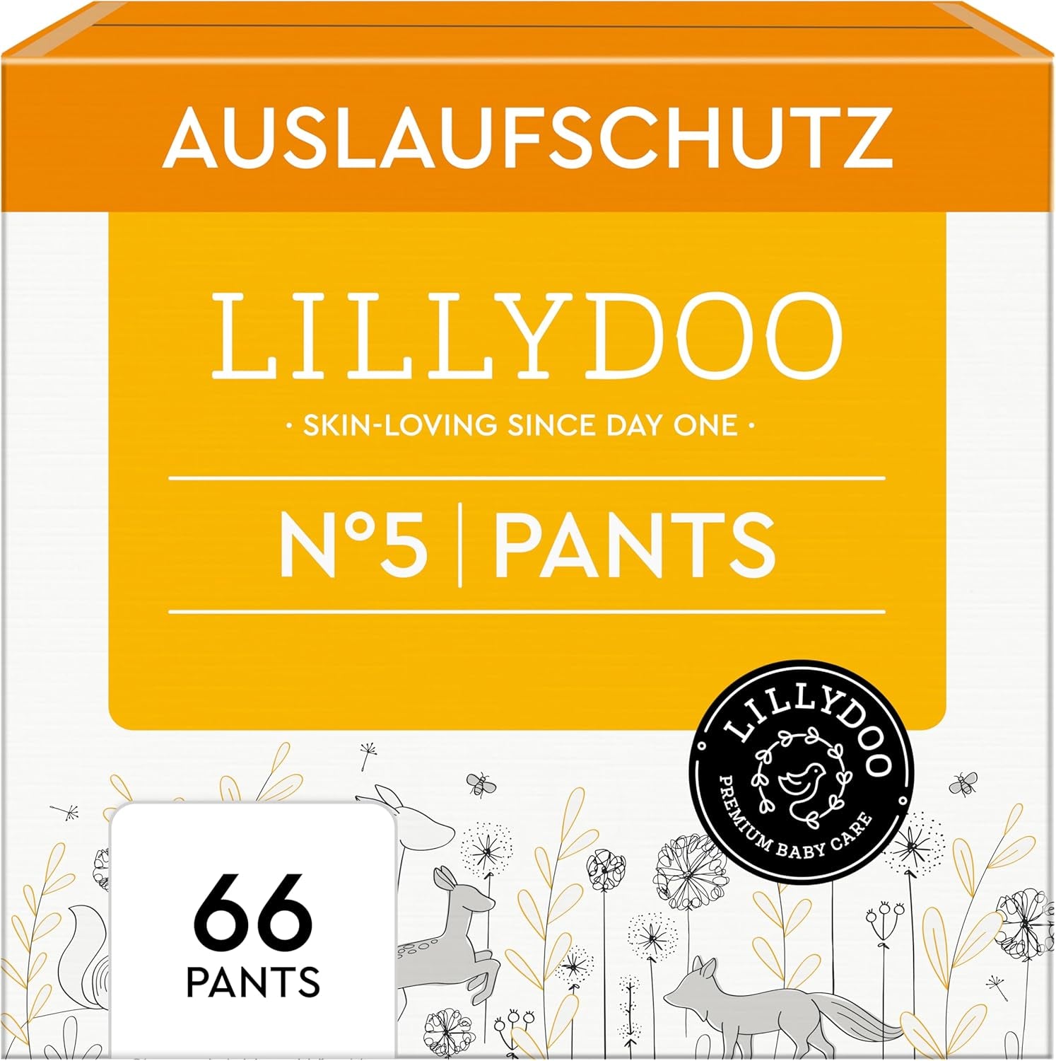 LILLYDOO Pantalones Skin Friendly Talla 5 (12-17kg) Caja Mensual (105 Piezas)