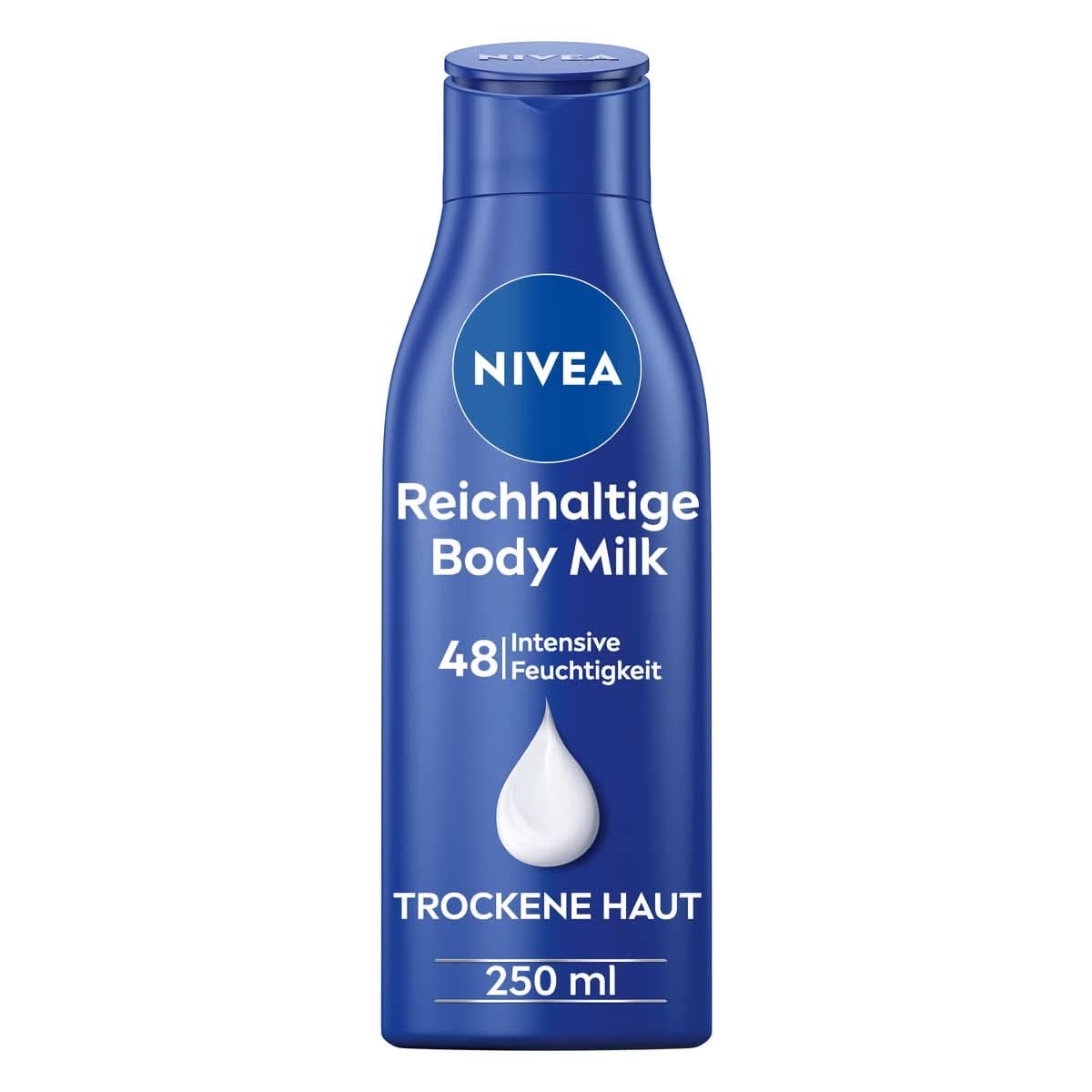 NIVEA Leche Corporal Rica, 250 ml Cosmética y Belleza Naty Shop