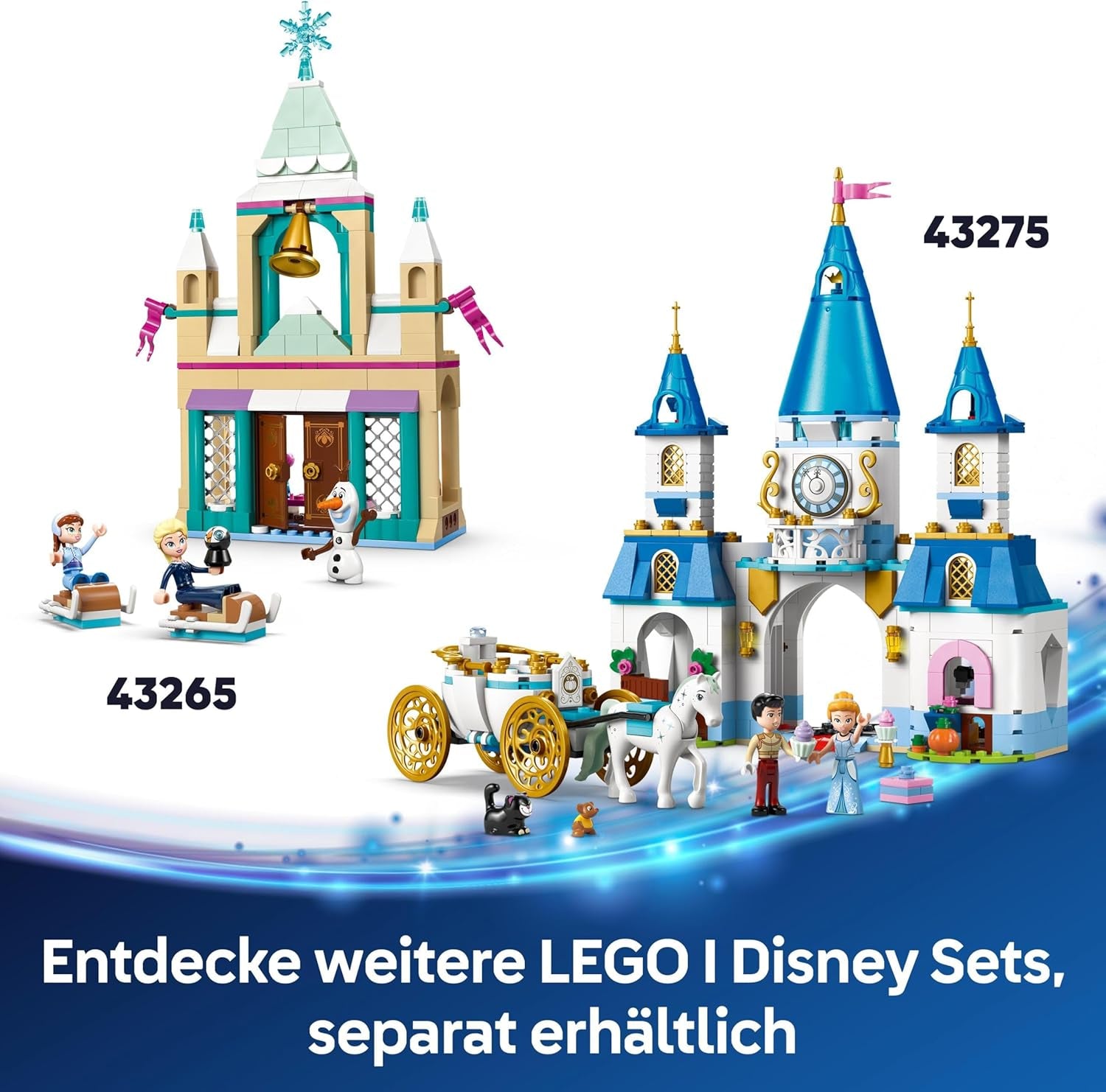 LEGO Ç€ Disney Encanto Mini House, juguete de construcción para niñas a partir de 5 años, juguete de fantasía y set de construcción con Mini Muñecas Mirabel y Antonio, figura de Carpincho y llave 43261 Juegos de construcción Besuche den LEGO-Store