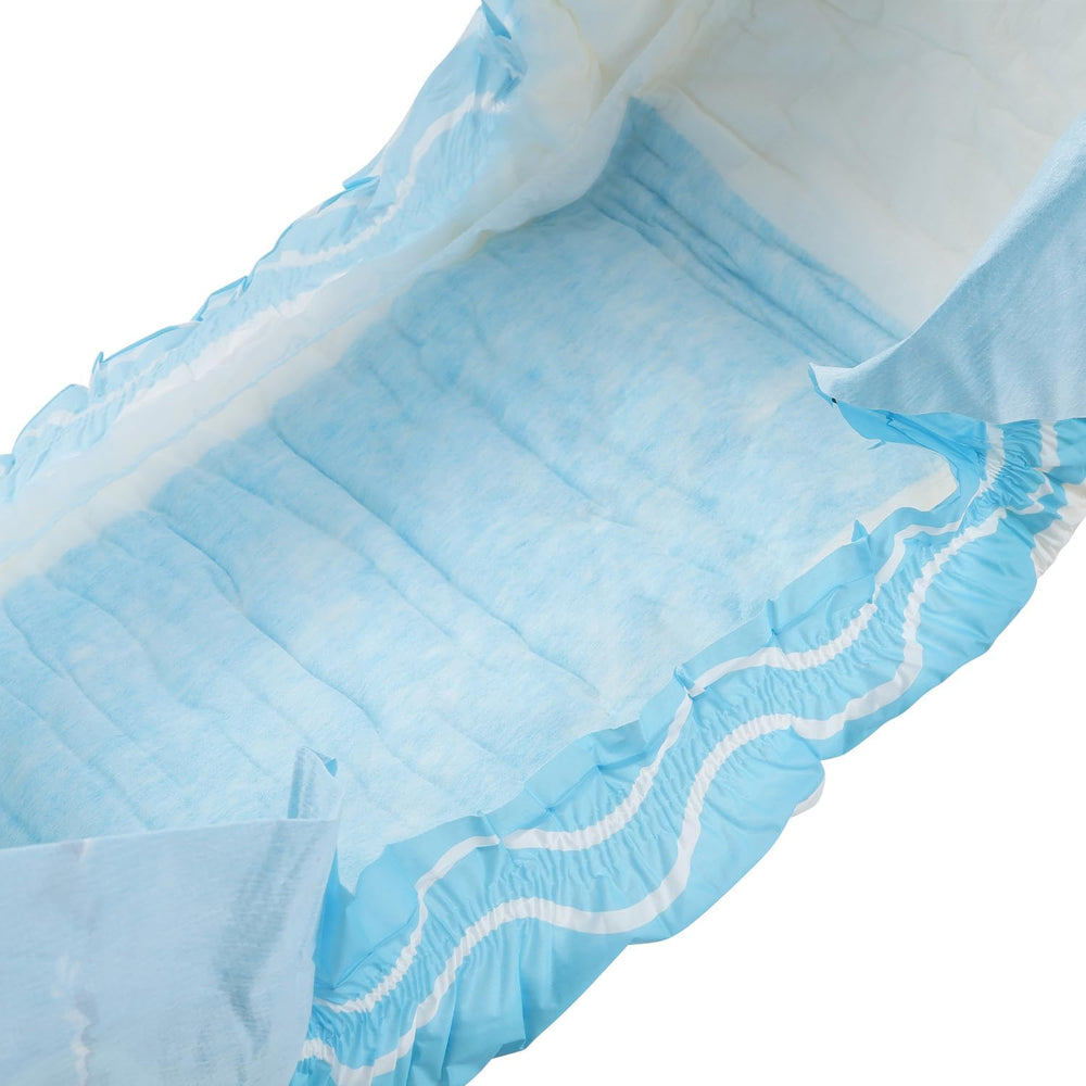 CutiePlusU Pañales para adultos, paquete de 10, pañales desechables para mujeres y hombres, máxima absorbencia durante la noche - I Love Summer (tamaño mediano 71-96 cm)