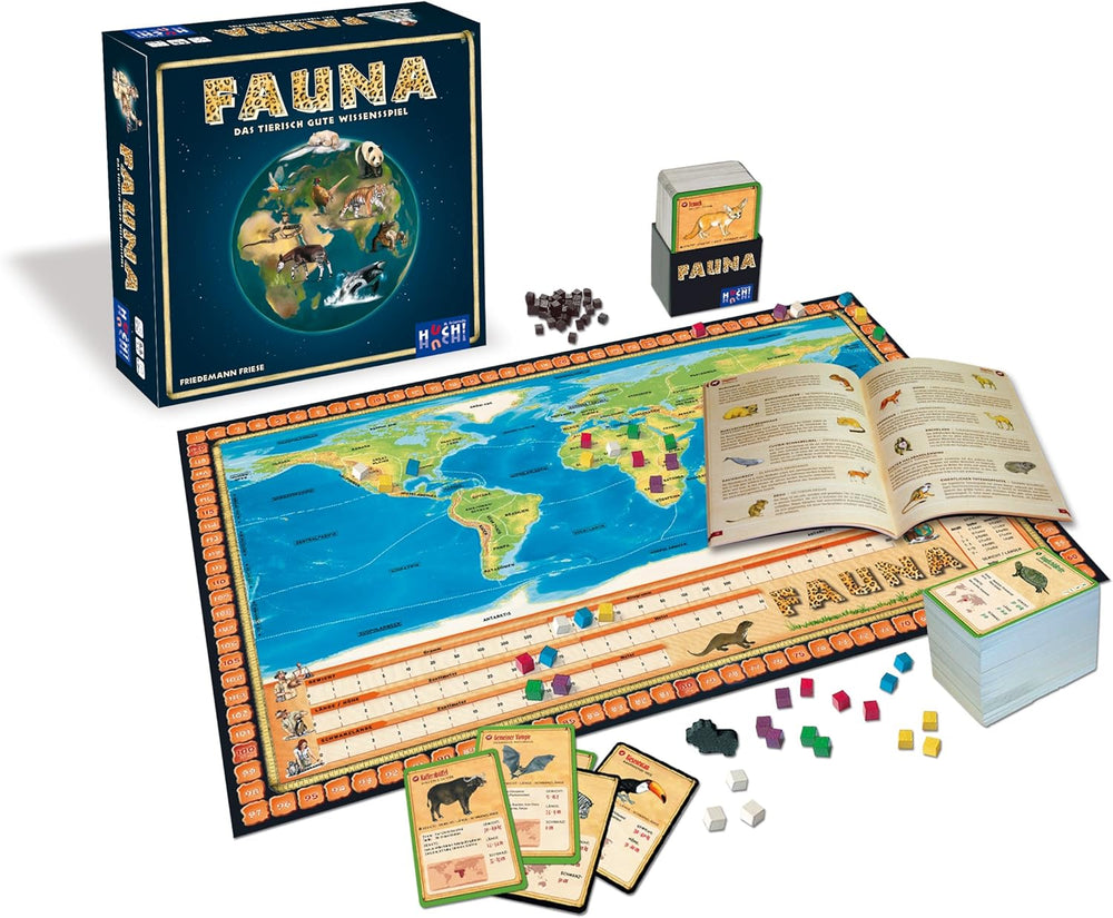juego de mesa de fauna