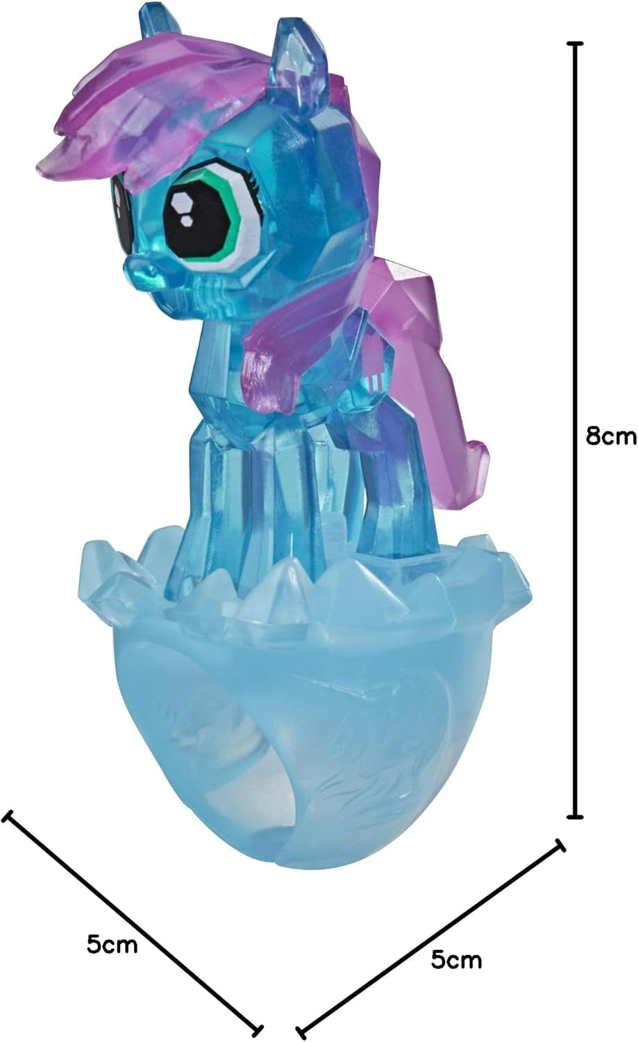 My Little Pony Geheime Ringe Überraschungstüte Serie 1 – 3,5 cm großes Spielzeug mit Überraschung, Ring-Accessoire