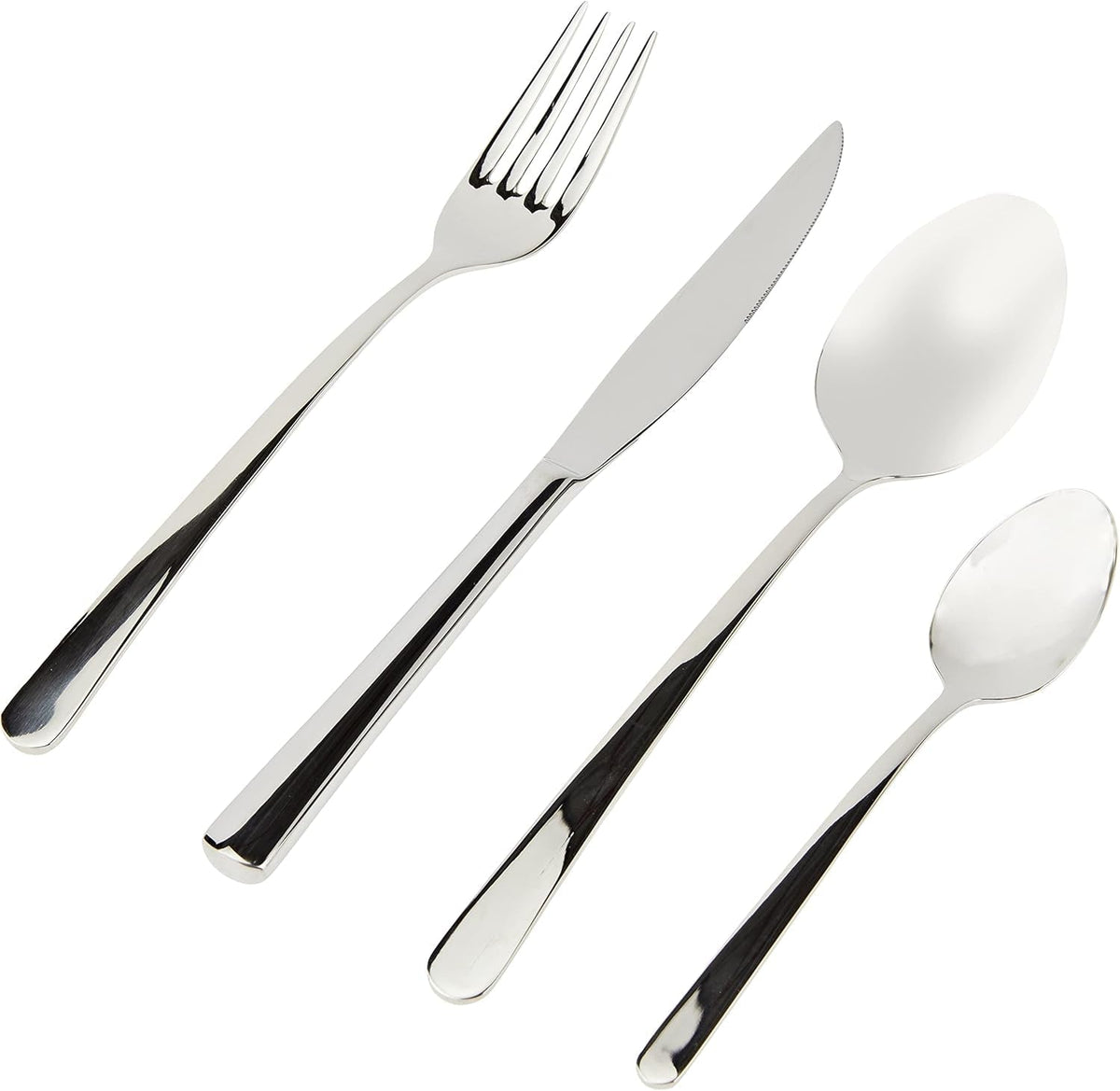Zwilling Juego de cubiertos 24 piezas, plata metalizada Cocina Naty Shop