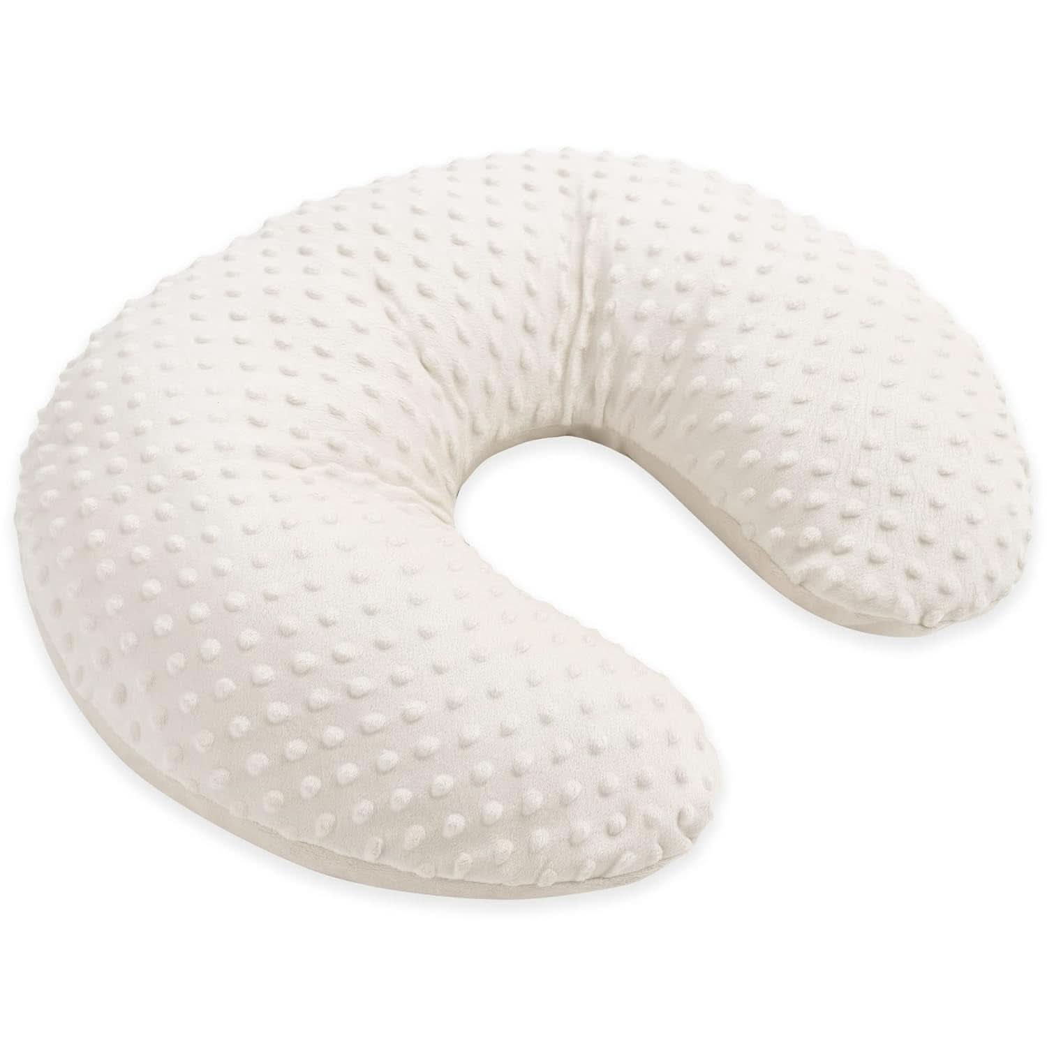 Almohada de lactancia para recién nacido, Topitos, Funda 100% poliéster, Muy suave, Relleno de fibra hueca Accesorios Alimentación y Lactancia Bebe Naty Shop