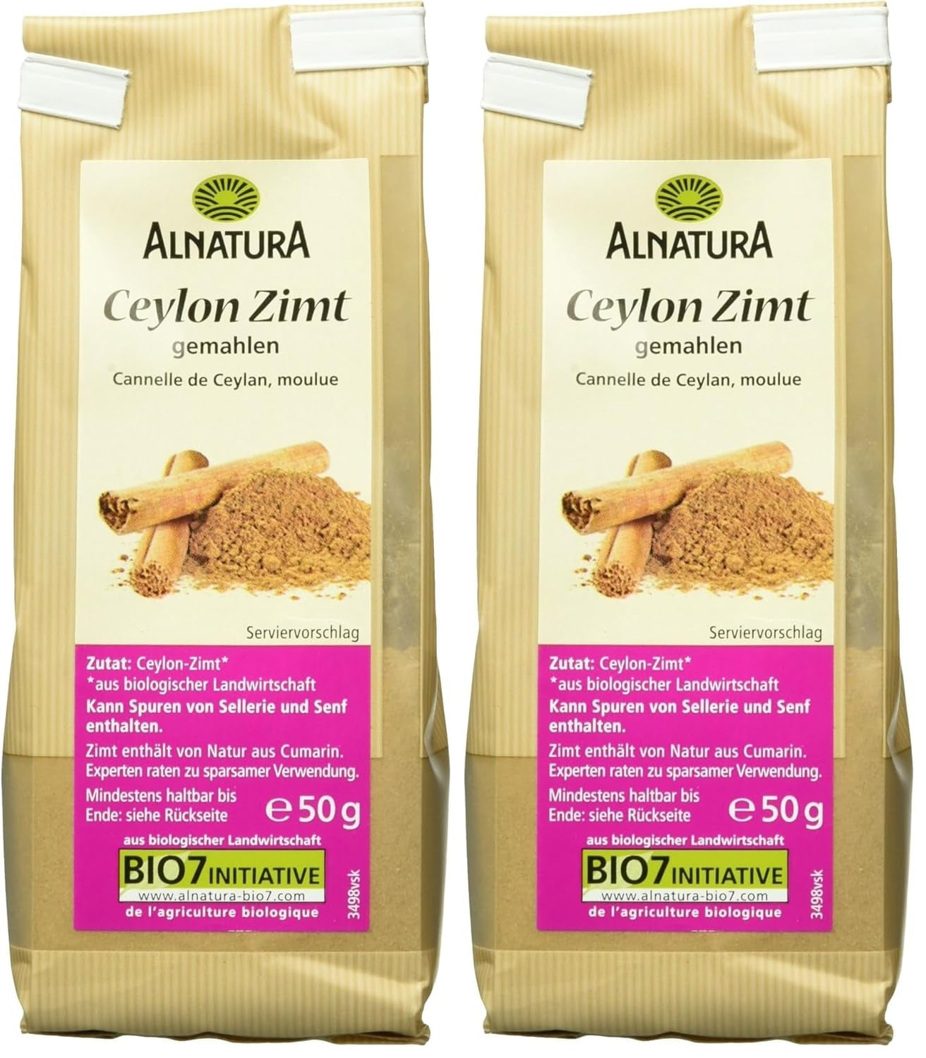 Bio Ceilán Zimt gemahlen, 50g