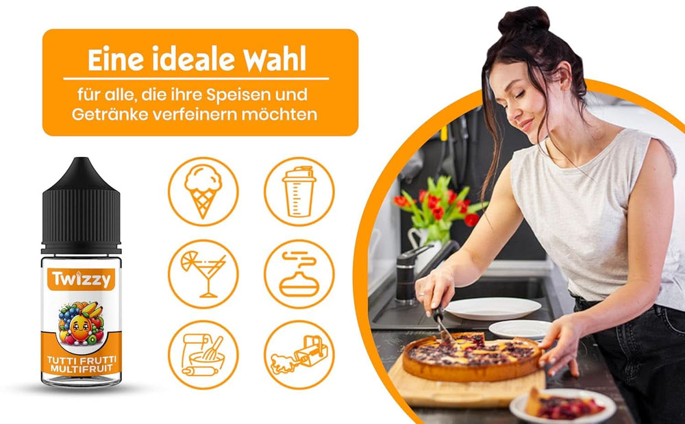 Twizzy Aroma Concentrado Tutti Frutti, 30 ml Aromas Naty Shop