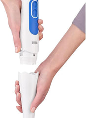 Braun Multiquick 3 MQ 3000 Smoothie+ Stabmixer - Pürierstab Mit 2 Geschwindigkeiten, Powerbell plus Und Splashcontrol-Technologie, 700 Watt, Inkl. 600 Ml Mix- & Messbecher, Blau/Weiß Cocina Naty Shop