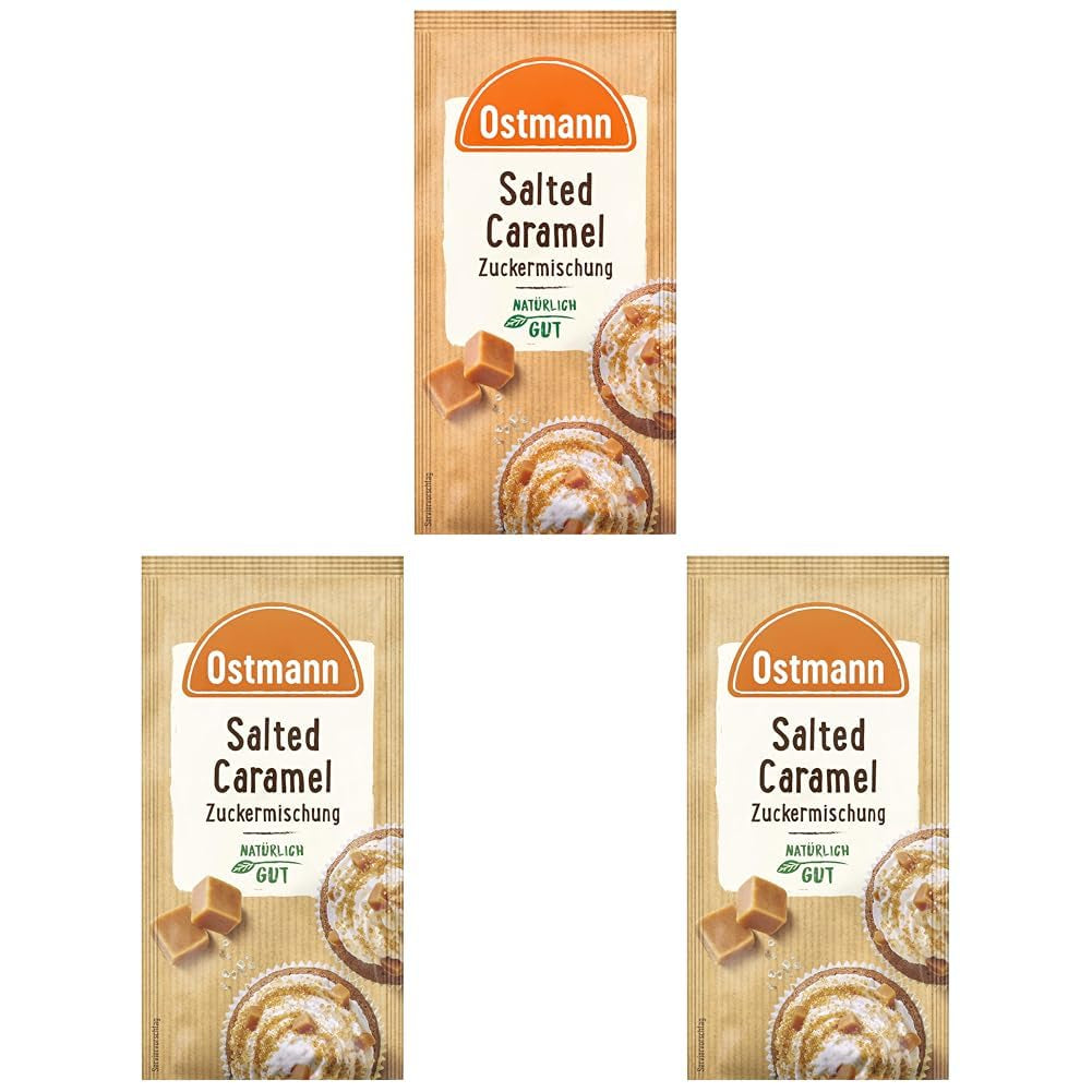 Ostmann Gewürze – Zuckermischung de caramelo salado, süß-salzige Mischung für Kekse, Gebäck und Desserts, 30 g en bolsa