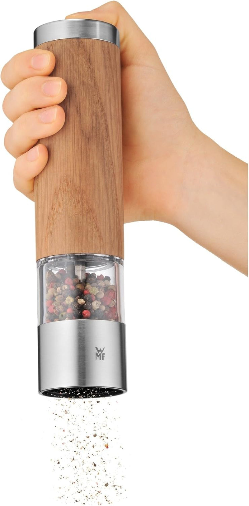 WMF Ceramill Oakwood Cromargan set, molinillo eléctrico y bol Gourmet For The Kitchen set 4 piezas Molinillos y Rebanadores Naty Shop