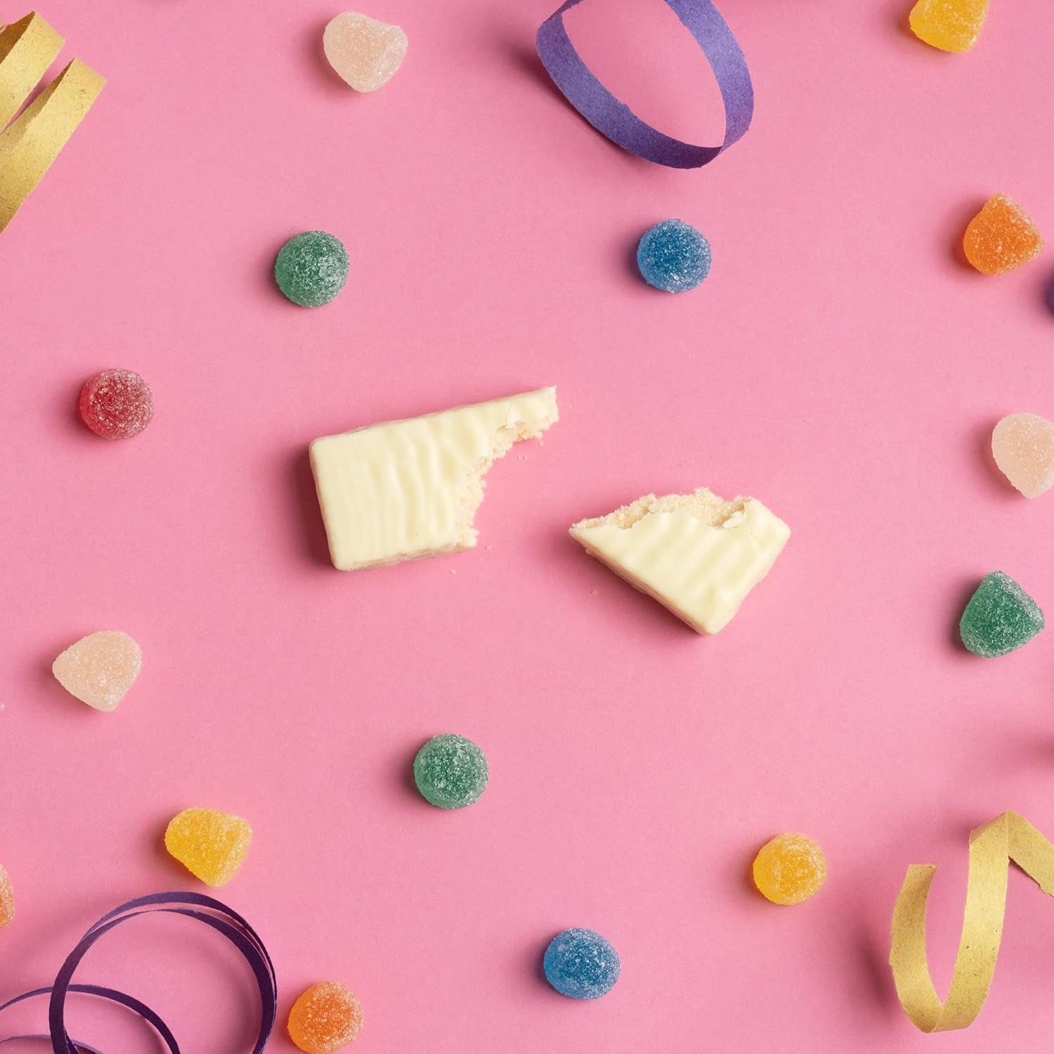 Mini Obleas de Chocolate Blanco Tirma | (16 unidades x 13,5g), 216g | Relleno de crema delicado | Sin OGM | Apto para vegetarianos | Empaquetado individualmente | merienda empacada