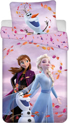 Frozen Kinderbettwäsche Set Bettbezug 140X200 + Kopfkissenbezug 70X90 Aus Baumwolle Öko-Tex Standard Für Mädchen Frozen Eiskönigin Anna ELSA Olaf Naty Título predeterminado de la tienda