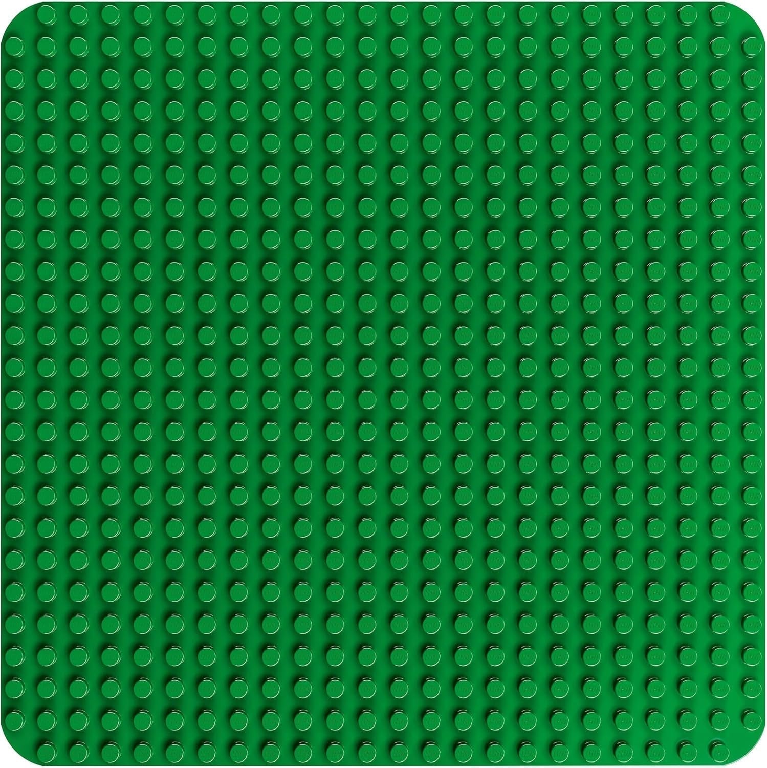Tablero de construcción LEGO DUPLO en verde, Juguete de construcción para niños pequeños a partir de 18 meses, Para exponer modelos, Permite a los niños en edad preescolar construir creativamente y jugar con imaginación, Juguete educativo 10460 Juegos de construcción Besuche den LEGO-Store