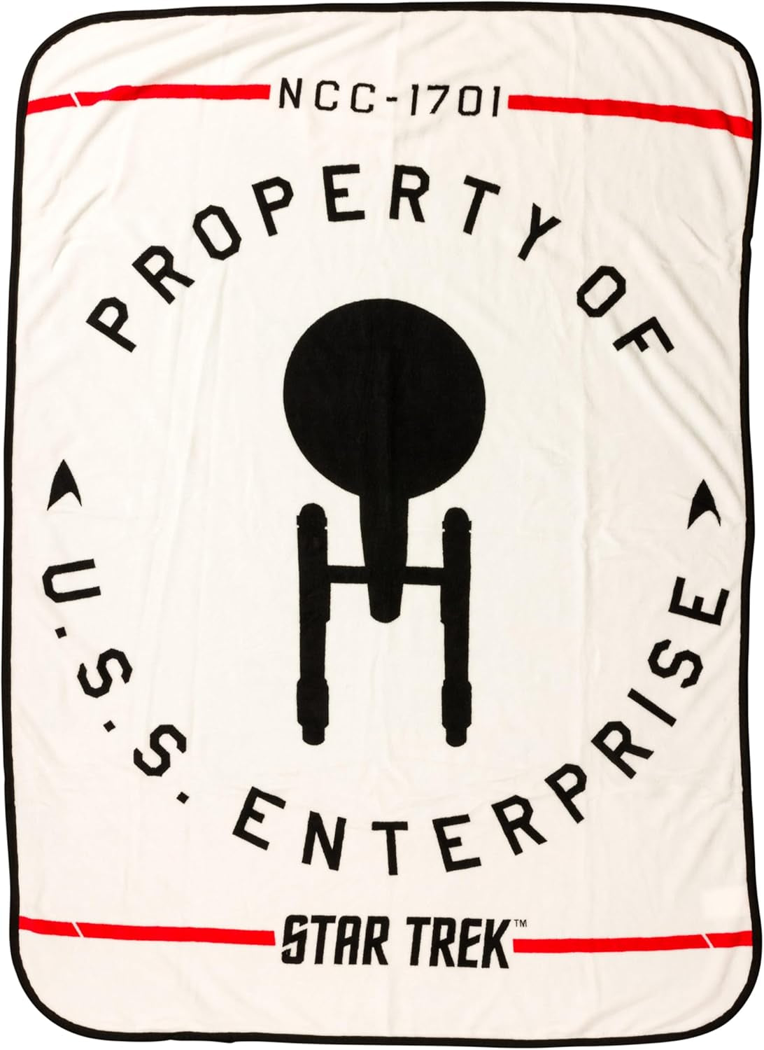 Silver Buffalo Garfield manta colgante, forro polar, 114,3 X 152,4 cm Camas y mantas Silver Buffalo Star Trek
