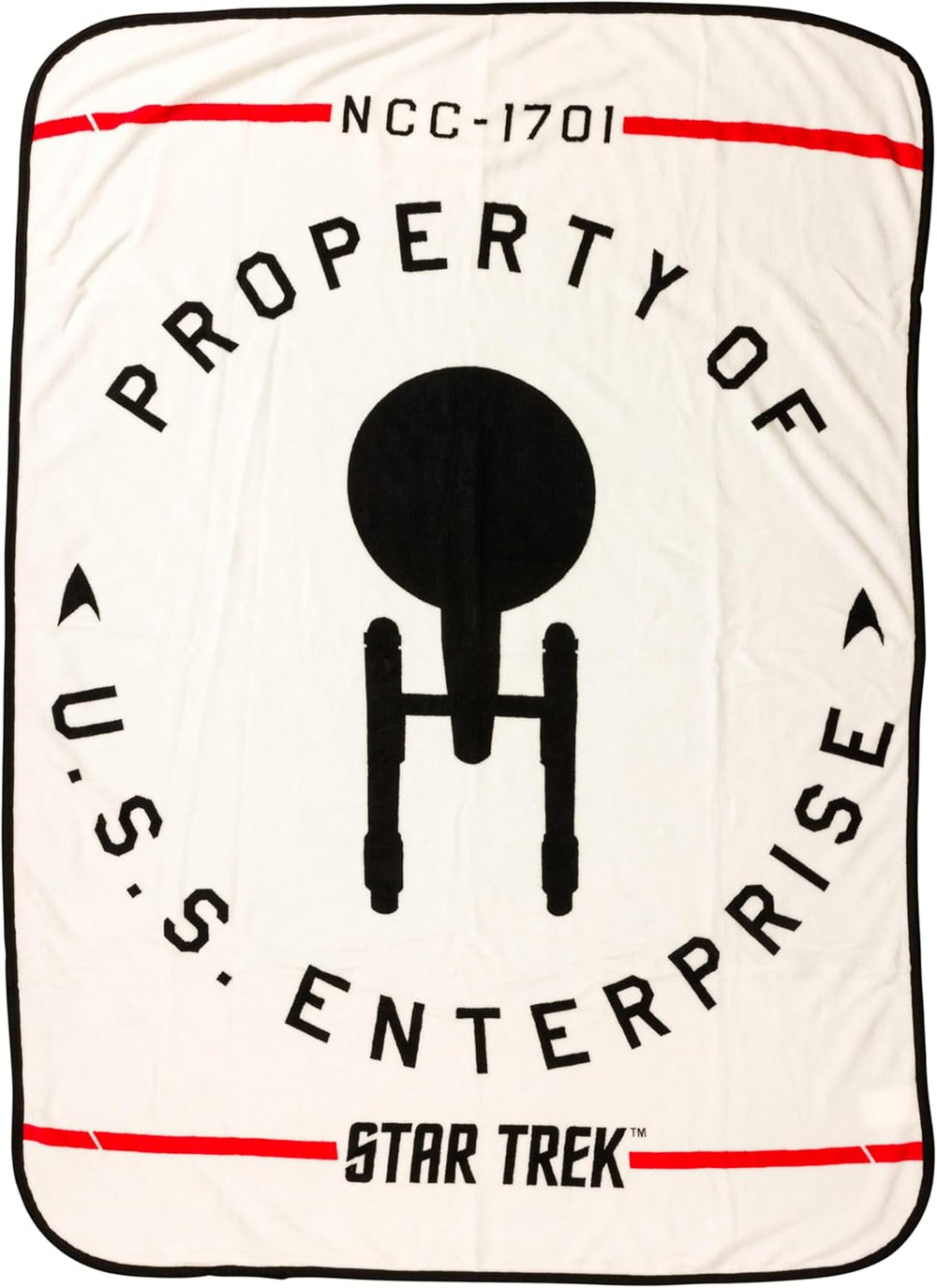Silver Buffalo Garfield manta colgante, forro polar, 114,3 X 152,4 cm Camas y mantas Silver Buffalo Star Trek