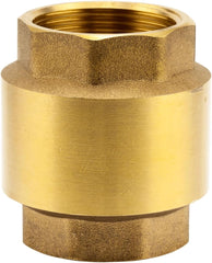 Supapă intermediară Gardena Brass: Supapă de sens unic din alamă masivă, filet de 42 mm (G 1 1/4 inch) pentru conectarea la pompe (7232-20)