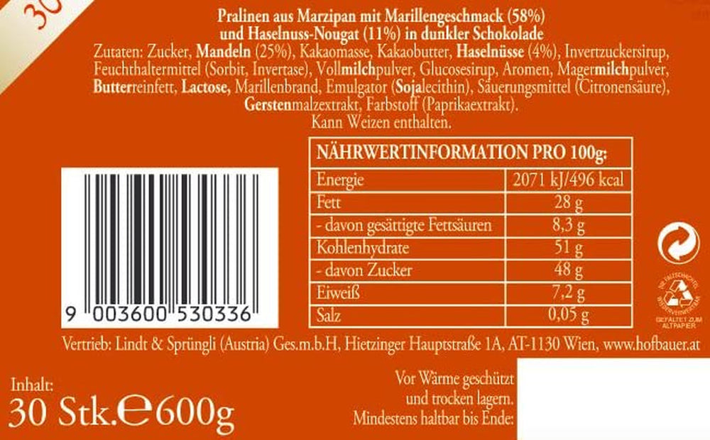 Hofbauer Vienna Sissi Balls Cutie 600g (30 buc.)