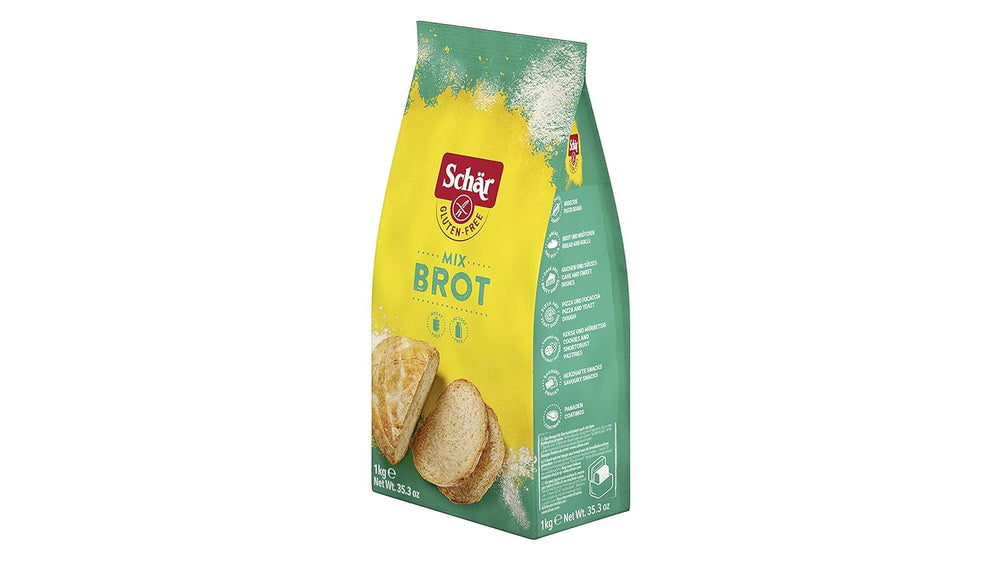 Mix B - Brot Mix Backmischung Sin Gluten 1Kg, Pack 10Er Naty Shop