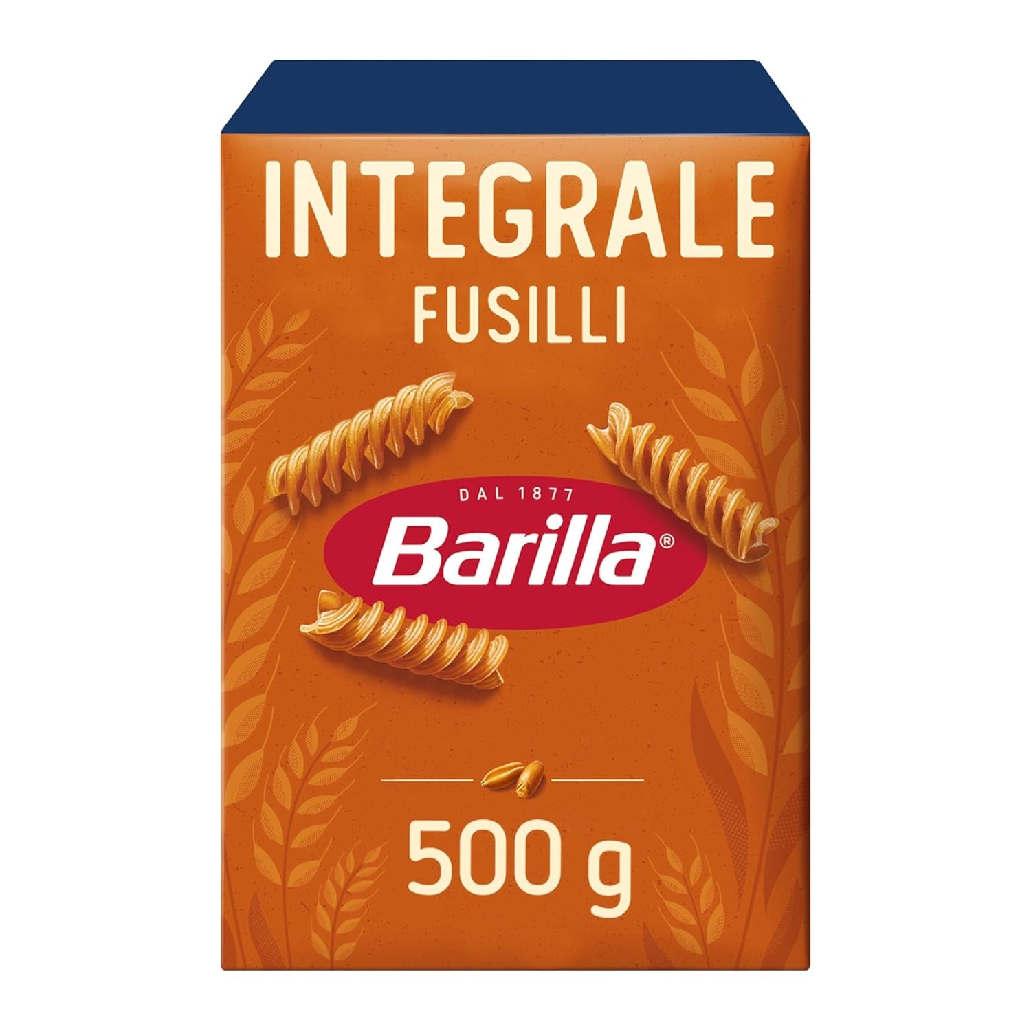 Barilla Pasta Integrale Fusilli – Pasta de sémola con fibras naturales, 500 g