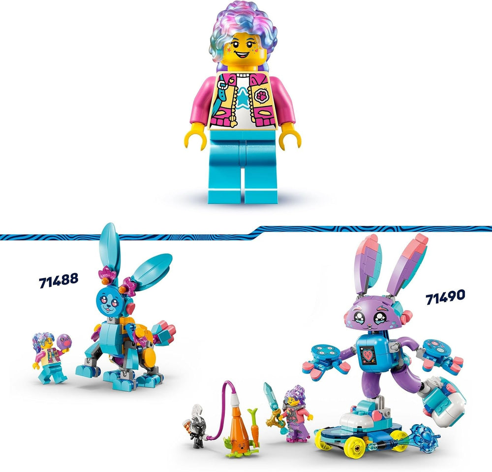 LEGO Dreamzzz Bunchus: Conejito de juguete para niños, aventuras creativas de animales, juego de fantasía 20 en 1 con minifigura de Izzie, regalo para niñas y niños de 7 años, 71488 Juegos de construcción Besuche den LEGO-Store
