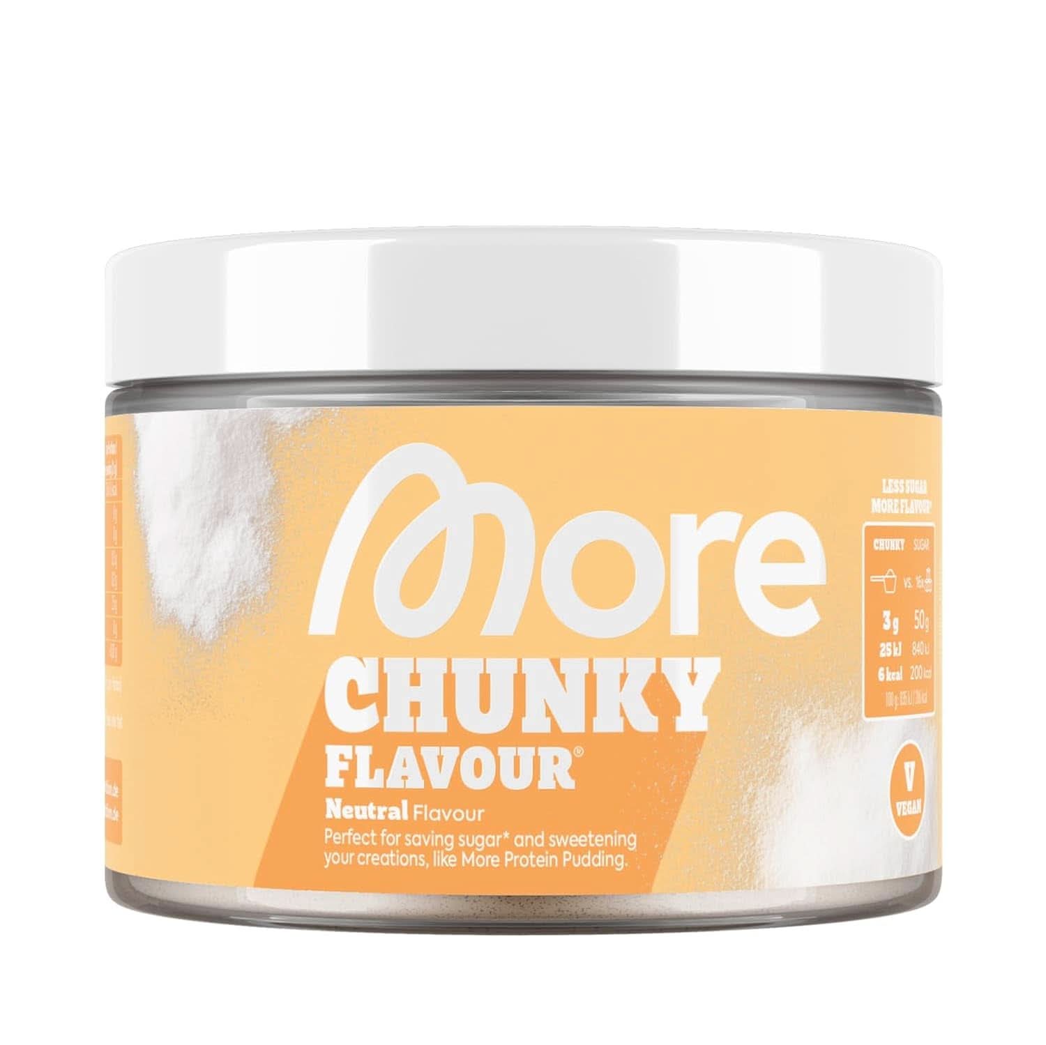 MÁS Chunky Flavor, Blueberry Cheesecake, saborizante en polvo para endulzar con inulina y lactasa, 150 gramos Edulcorantes Naty Shop 150 gramos Sabor neutro