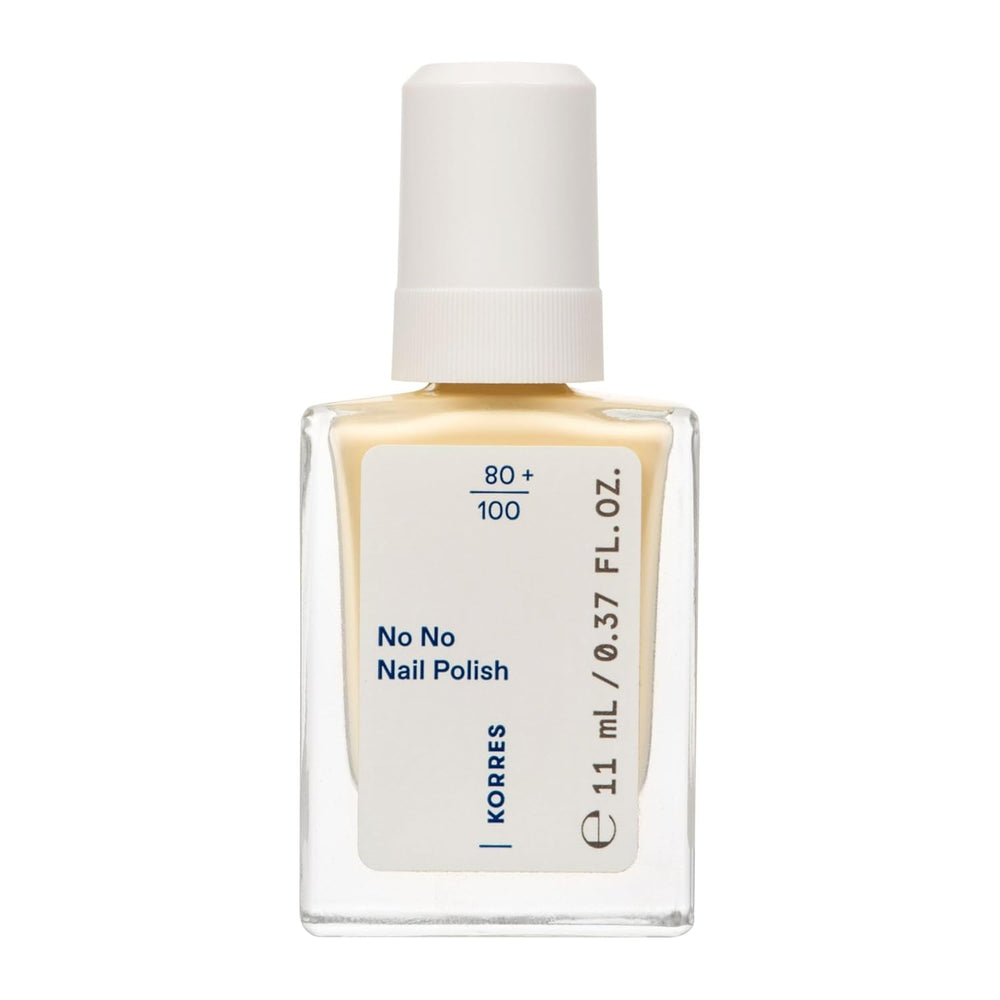KORRES No No base de esmalte de uñas - base 10% vegana sin liberación, para un color duradero y resistente a las astillas, 11 ml - uñas cuidadas de forma natural, sin sustancias nocivas