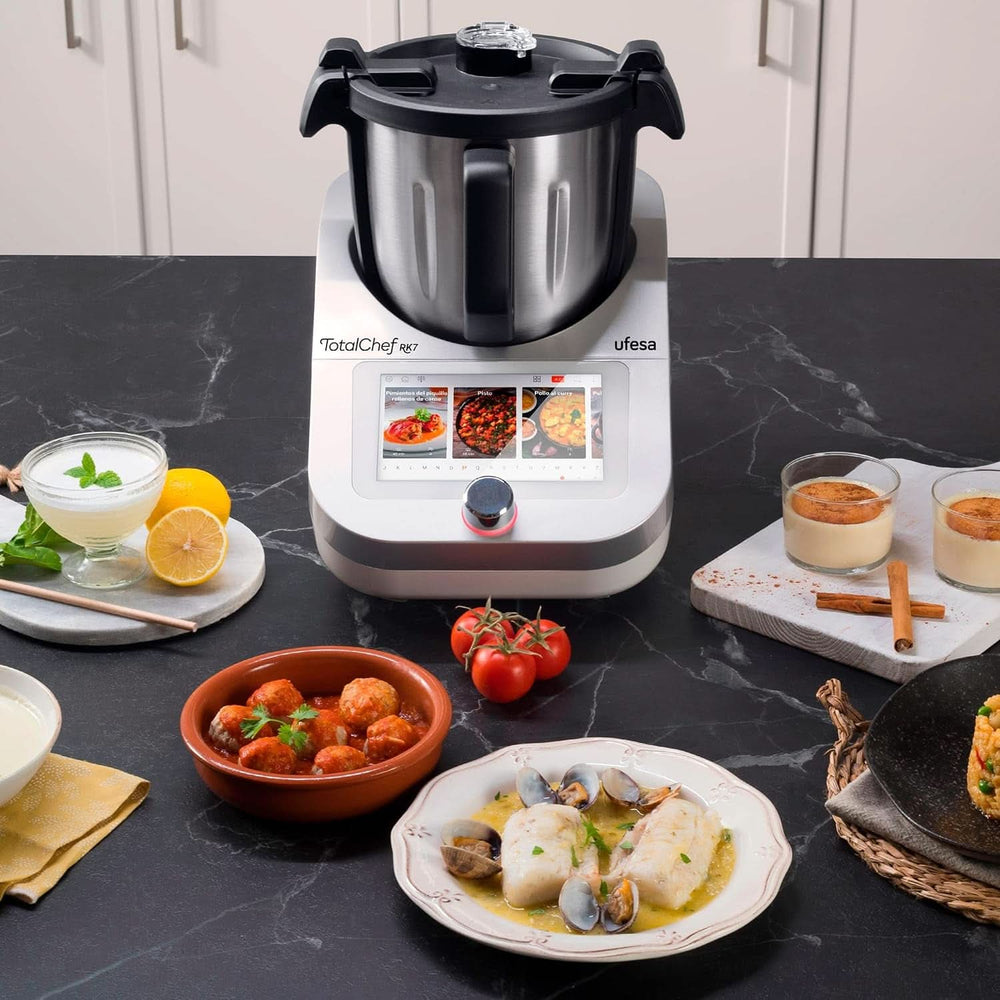 Ufesa Totalchef RK7, robot de cocina multifuncional con función cocción, WLAN, 30 funciones Naty Shop