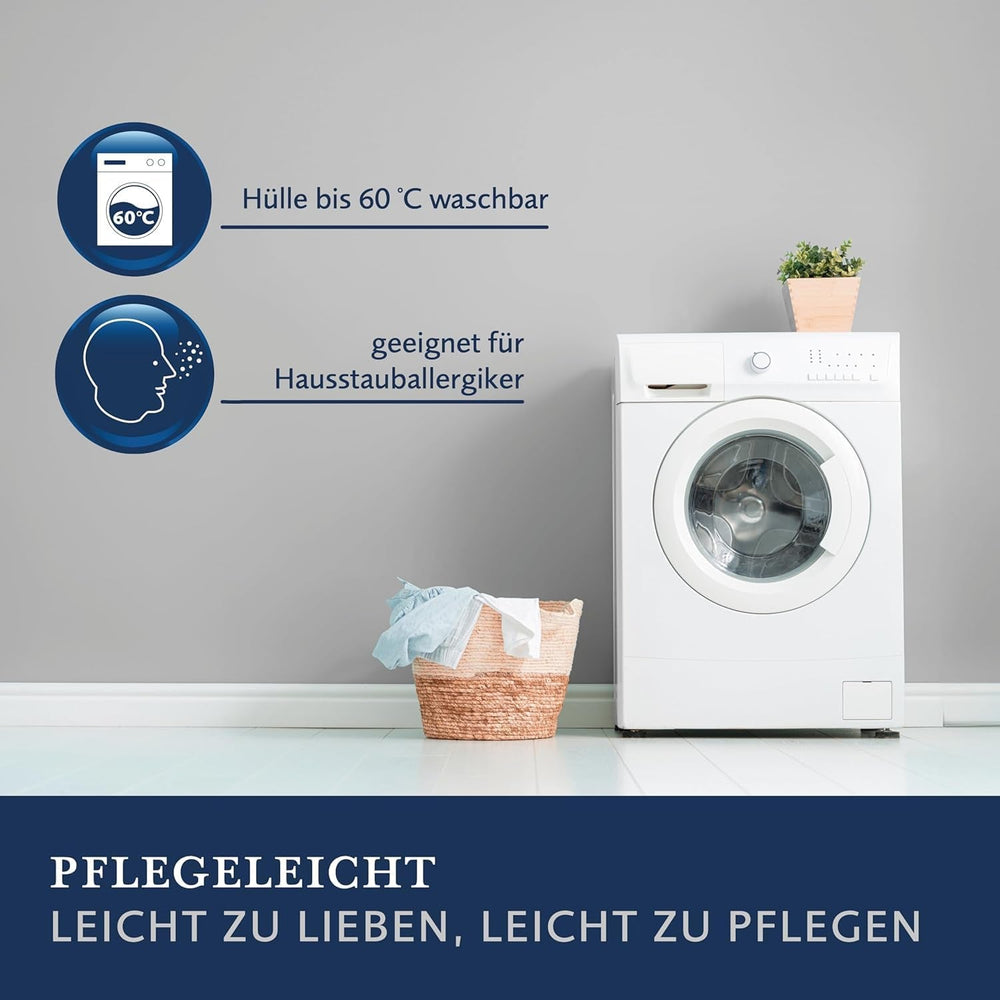 Pernă Billerbeck S20 Visco - Pernă pentru gât - Pernă 40 x 80 cm - Pernă pentru susținerea gâtului cu miez Visco High-Tech