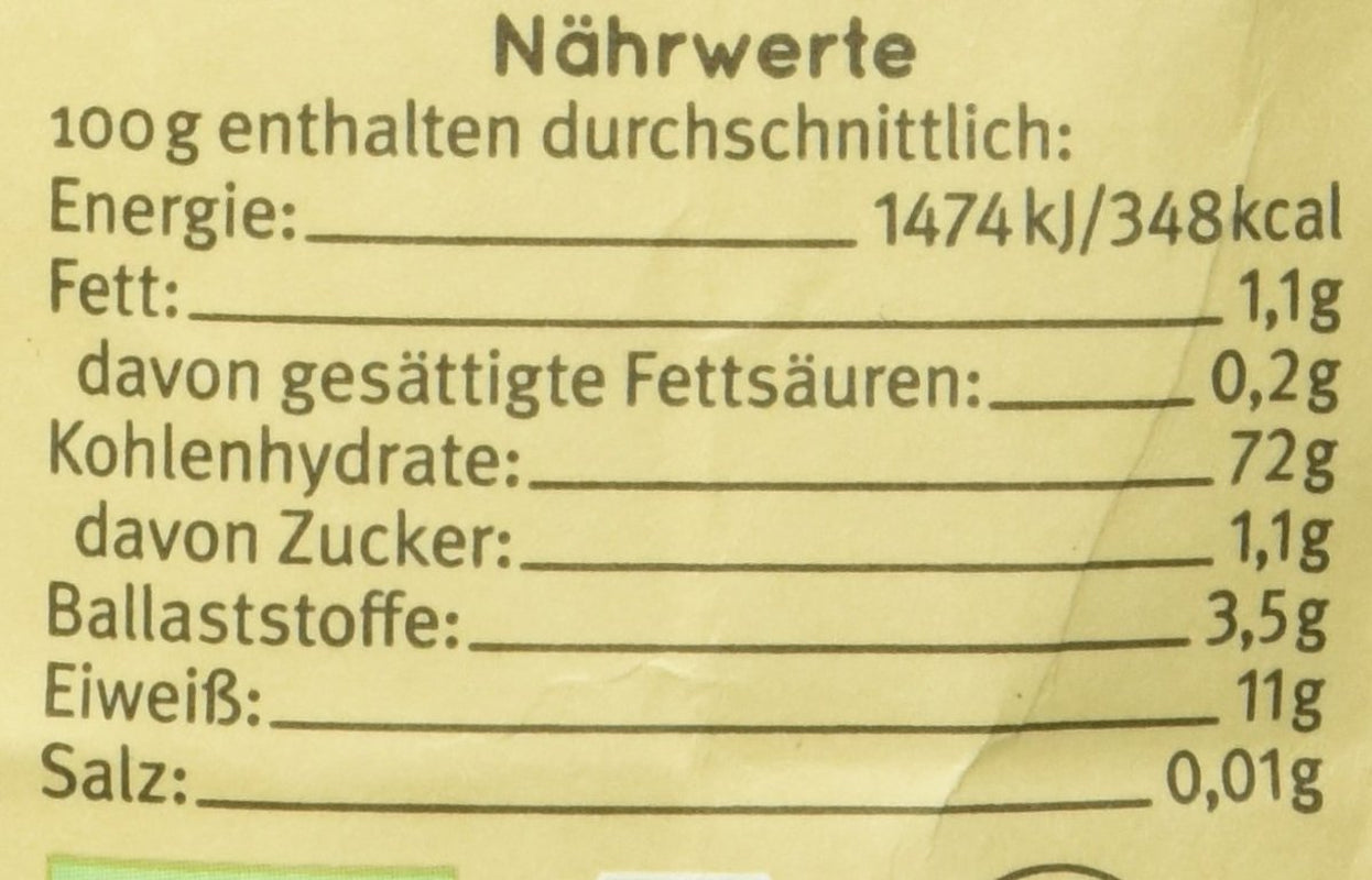 Harina de trigo Hof tipo 550 Demeter, 1 kg