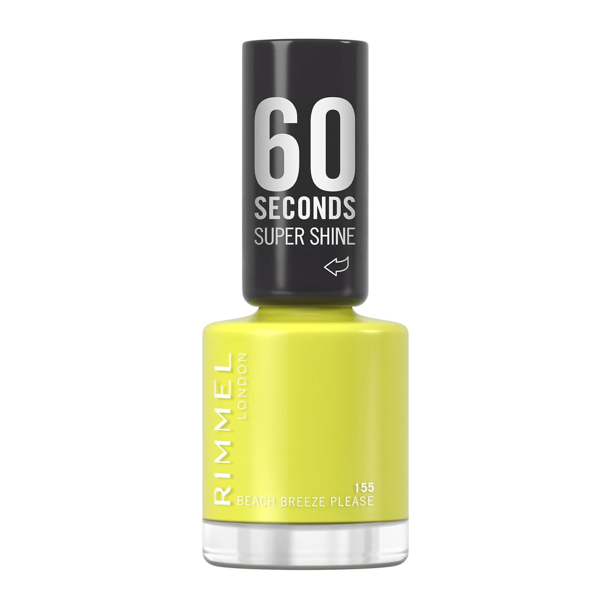 Esmalte de uñas Super Shine 60 Seconds, 155 Beach Breeze Please, 8 ml
