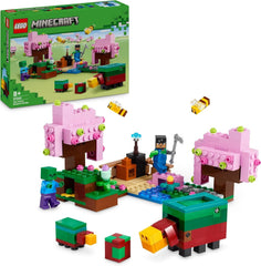 LEGO Minecraft Huerto de Cerezos en Flor Jardín de Juguetes para Explorar con Sunny, Sniffer, Zombis y Abejas Regalo de Jugador para Niños y Niñas 8 Años 21260 Juegos de Construcción Besuche den LEGO-Store Default Title