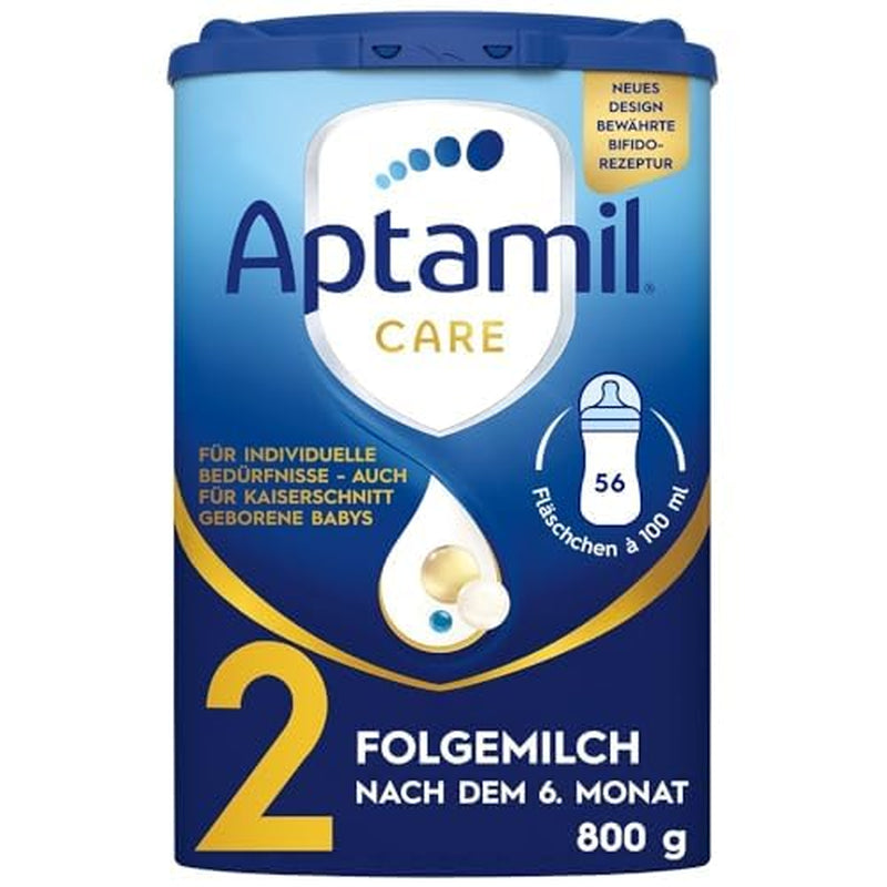 Aptamil Care 2 – También apto para bebés nacidos por cesárea – 1 x 800 g