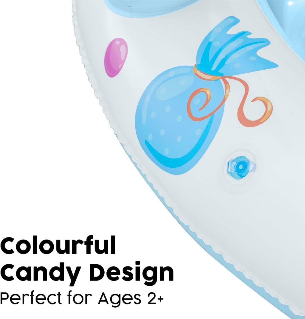 Piscina infantil Bestway Sweet Shope con capota para el sol 104 x 84 cm