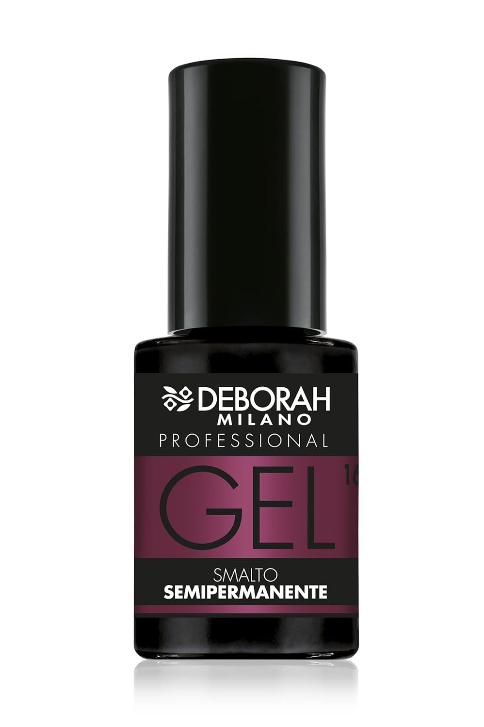Esmalte de uñas semipermanente Milano Professional, núm. 21 Borgoña, efecto voluminizador, duradero, para uñas intensas y brillantes, 4,5 ml