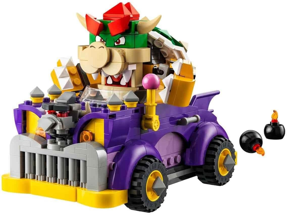 LEGO Super Mario Set de expansión Monster Cart de Bowser Coche de juguete Bowser para niños y niñas Set de un solo personaje Regalo para jugadores para niños de 8 años 71431 Juegos de construcción Besuche den LEGO-Store