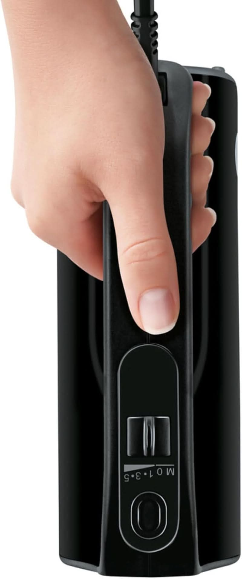 Bosch Handrührer Home Professional Styline MFQ4980B, 5 Stufen, 2 Edelstahl Rührbesen- Und Knethaken, Mixstab Edelstahl, Universalzerkleinerer, 850 W, Schwarz/Dark Silver Cocina Naty Shop