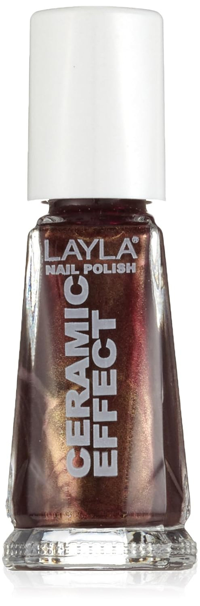 Cosmetics 1243R23-109 Laca de uñas efecto cerámico - naranja fluo, paquete 1 (1 x 0,01 l)