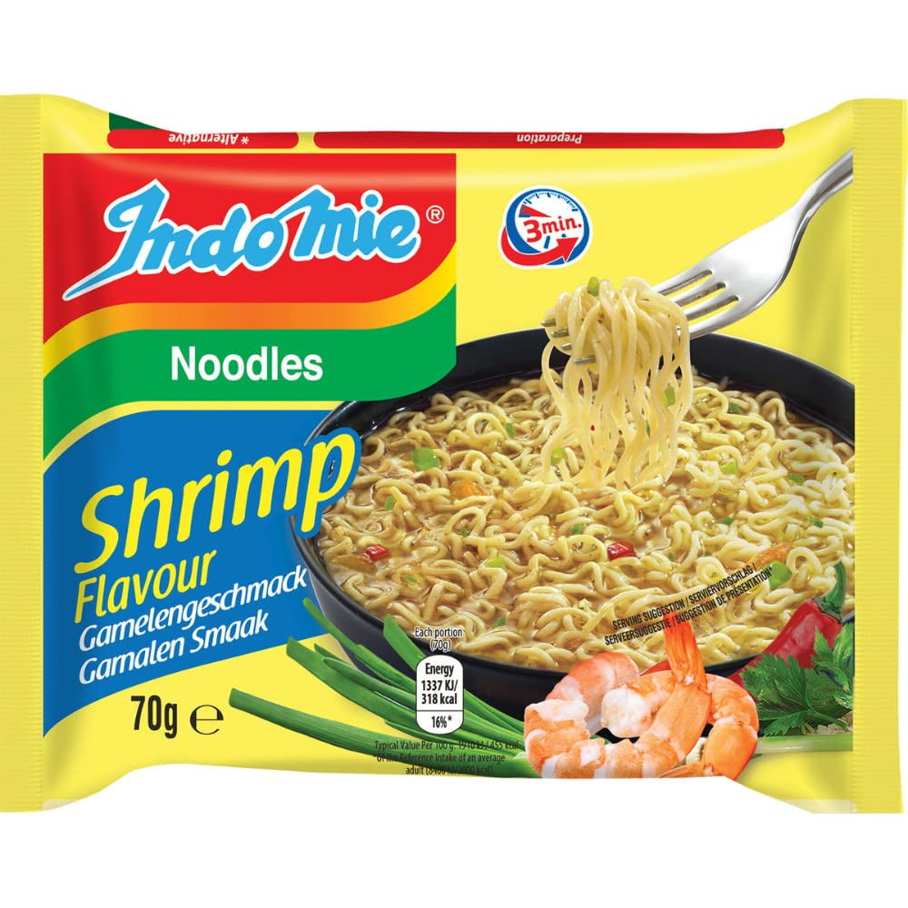 INDOMIE - Fideos instantáneos Mi Goreng - Paquete múltiple (40 x 80 g)